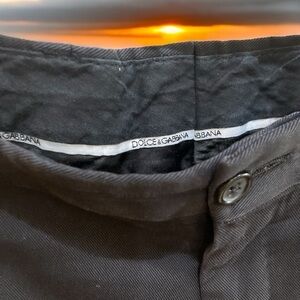 Dolce Gabbana black pants